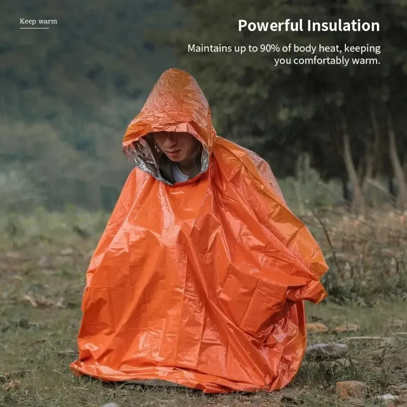 Poncho termico impermeabile pe - Survival Blanket Reflective recensione e prezzo