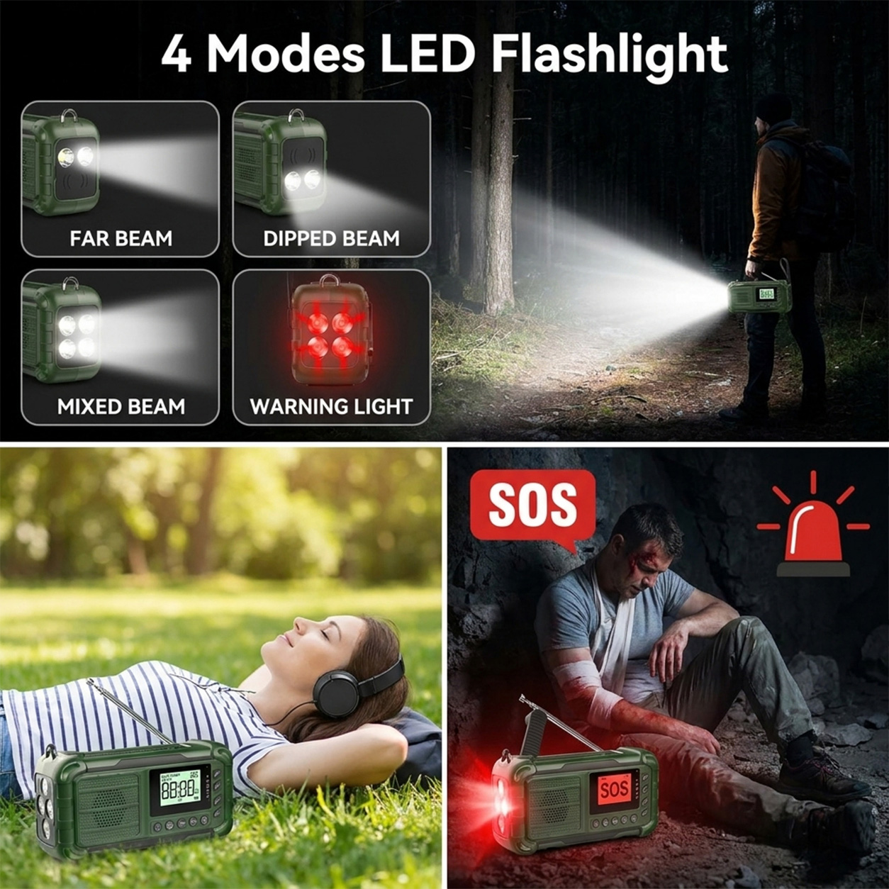 Radio meteorologica solare AM  - Solar Emergency Charger recensione e prezzo